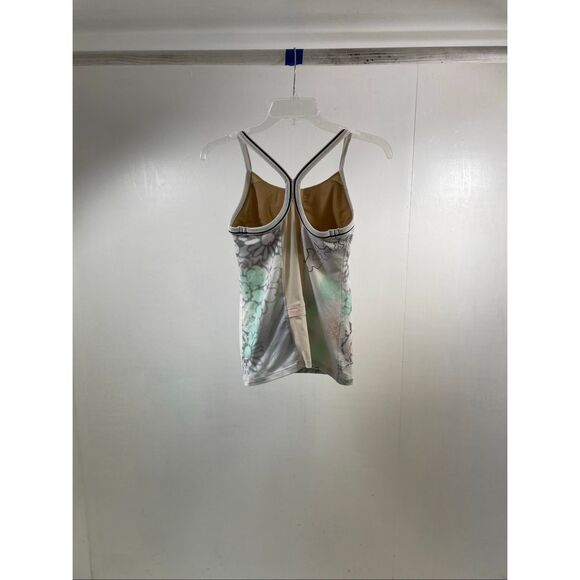 Lululemon Printed Power Y Tank Top Size 4 - Picture 2 of 7